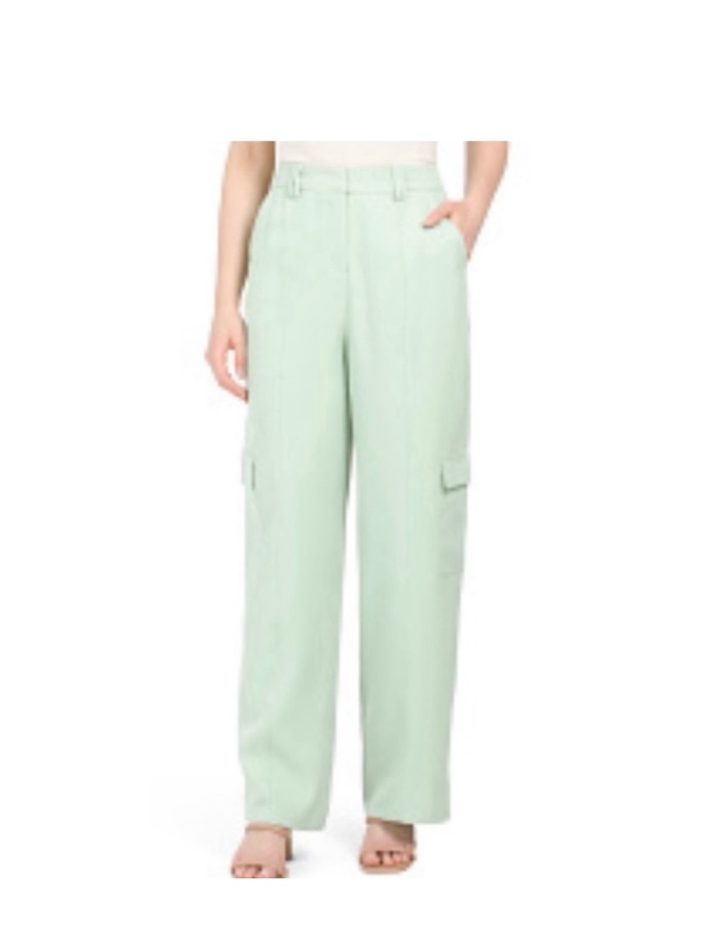 4th & Reckless Women's Kaylah Cargo trousers Sage green size XS NWOT